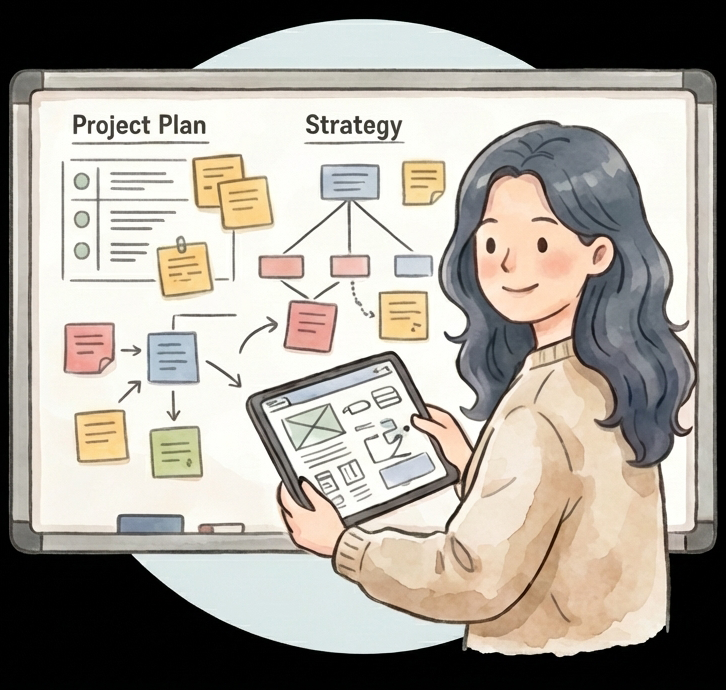 박혜진 Co-Founder & Marketing Lead 프로필 인물 묘사